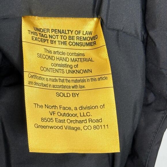 North Face Jacket Mens XXXL Black DryVent 600 Down Hooded Parka Puffer Winter 3X - Picture 7 of 15